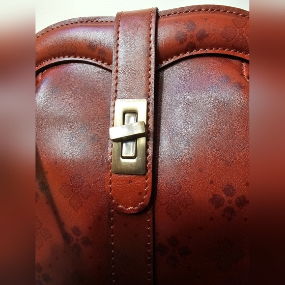 Patricia Nash Florentina Frame Leather Crossbody Bag NWT - Picture 11 of 16